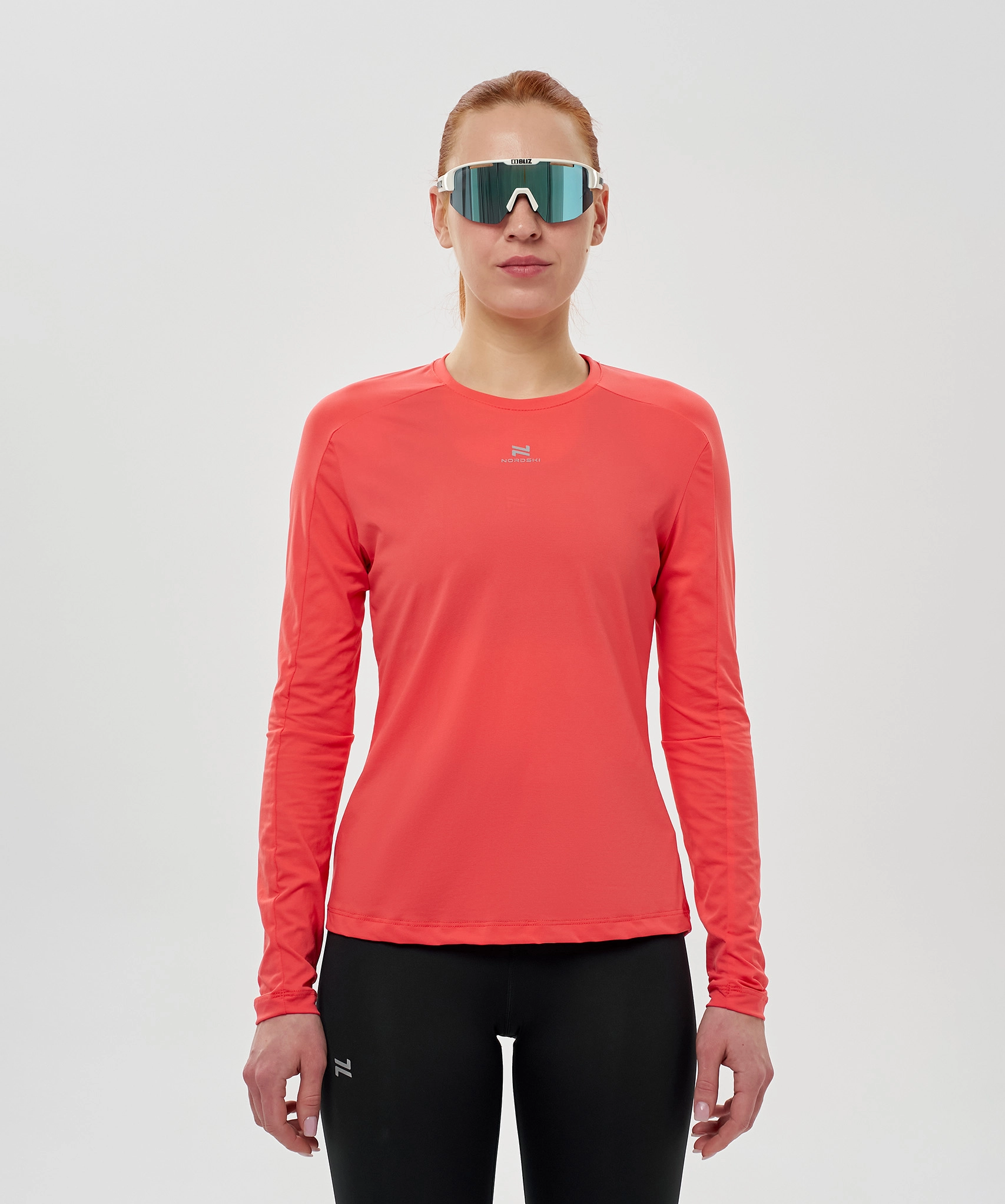 Футболка Nordski Upcast Grapefruit W с длинным рукавом