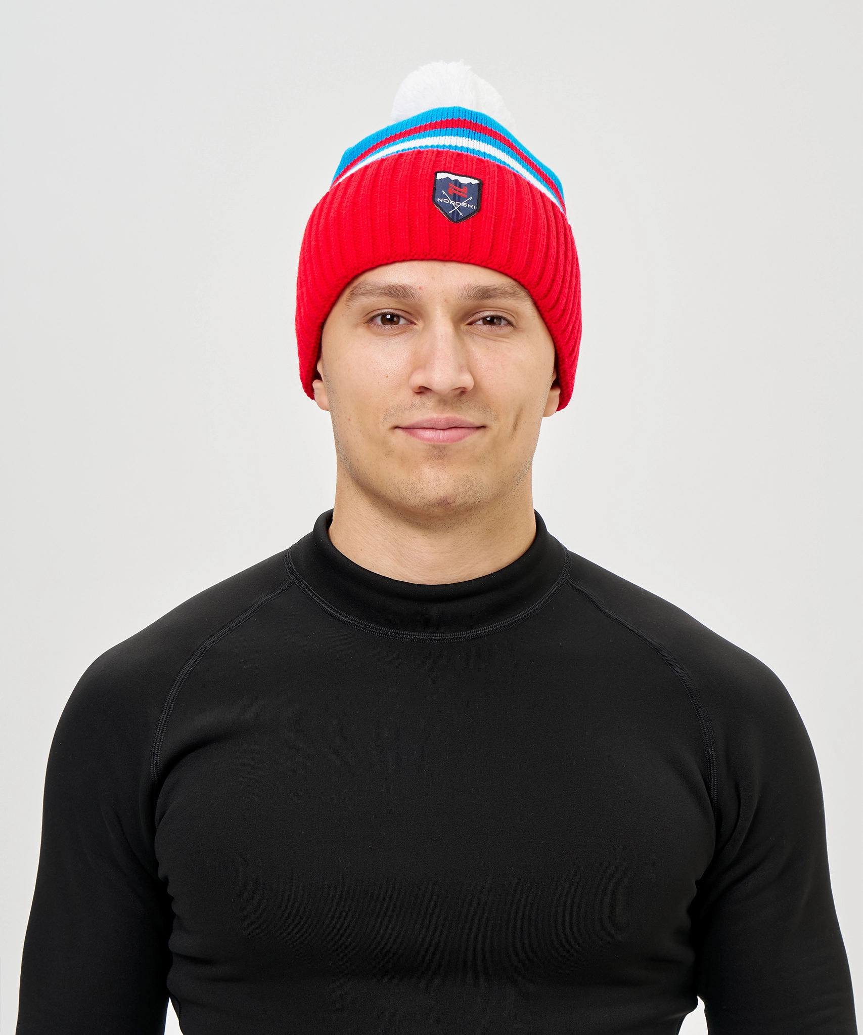 Шапка Nordski Severe Ice Water/White