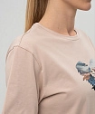 Футболка Nordski Simple Logo Beige/Sunset W