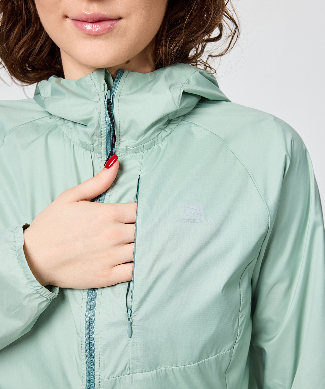 Ветровка Nordski Easy Run Ice Mint W