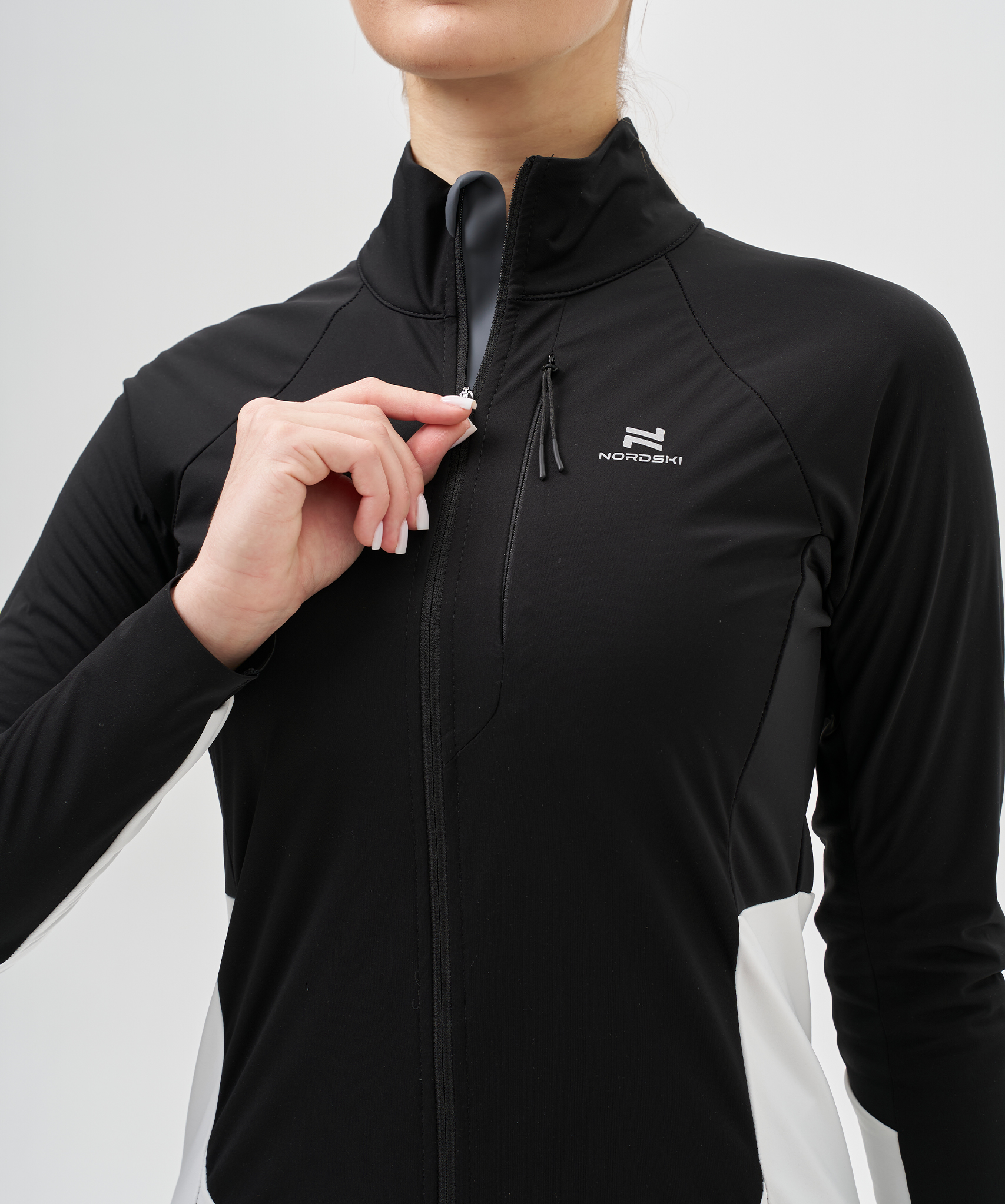 Тренировочная куртка Nordski Race Black/White W