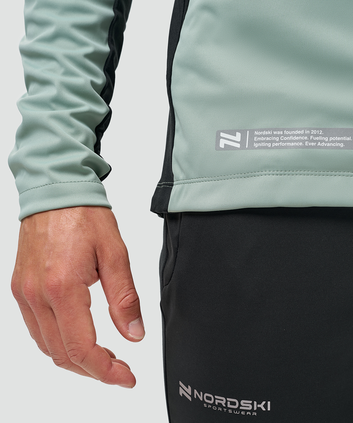 Тренировочная куртка Nordski Pro 2.0 Pearl Blue/Ice Mint/Black