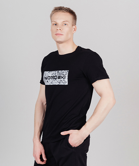 Футболка Nordski Simple Logo Grey/Ice