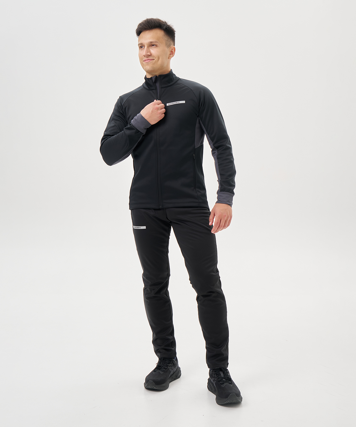 Тренировочная куртка Nordski Core Black/Grey