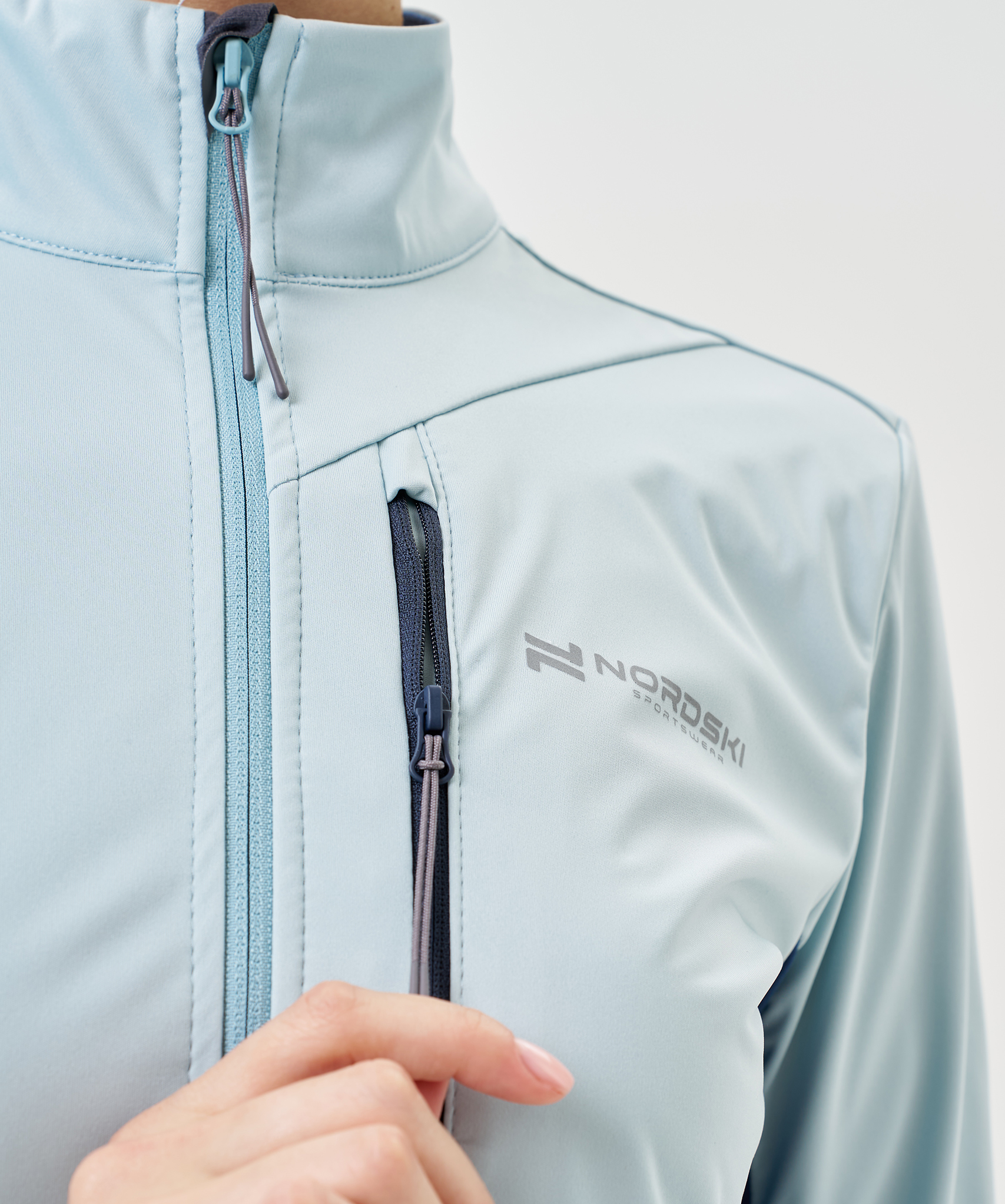 Тренировочная куртка Nordski PRO TOUR Aqua/Deep W