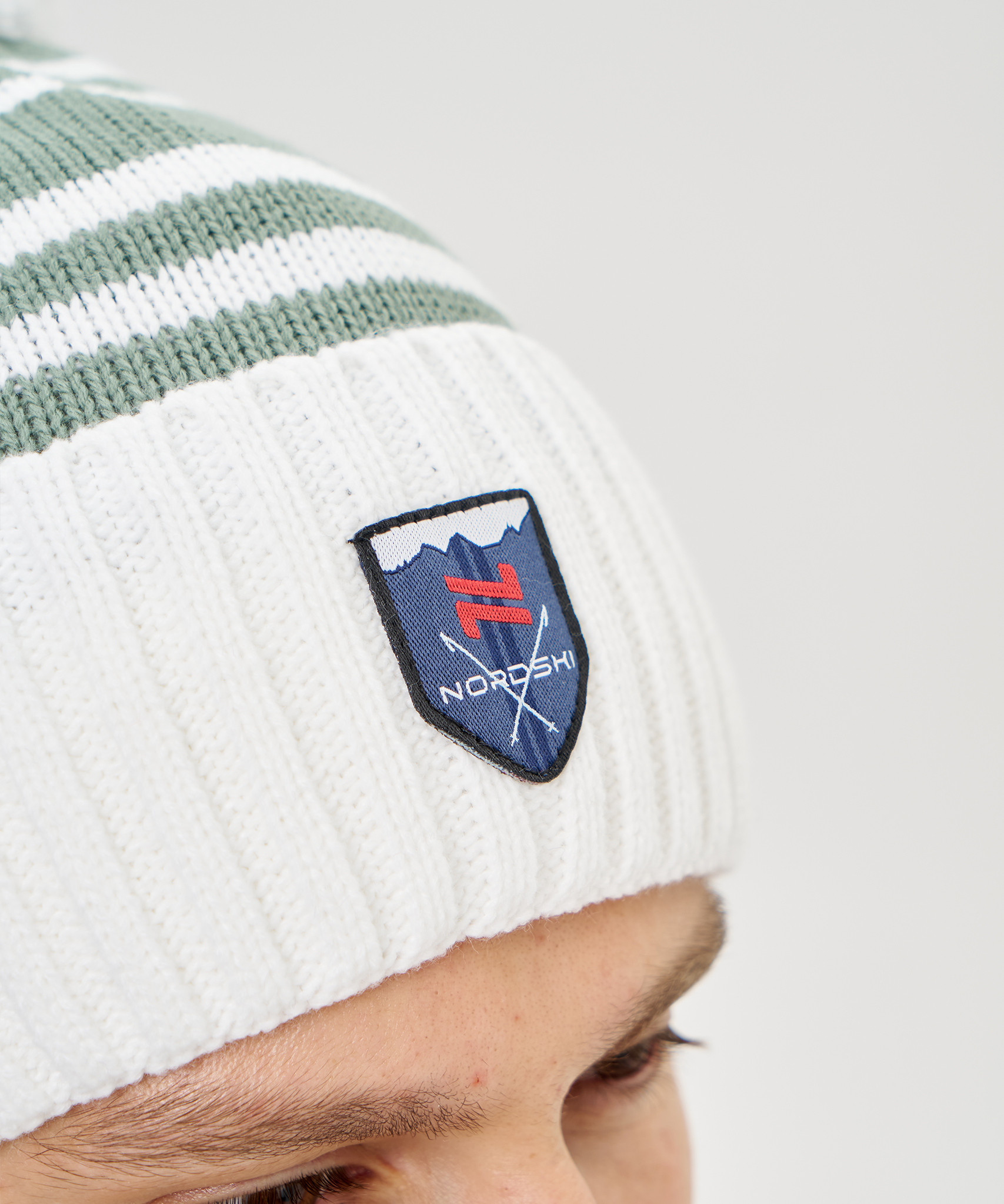 Шапка Nordski Severe Ice Mint/White