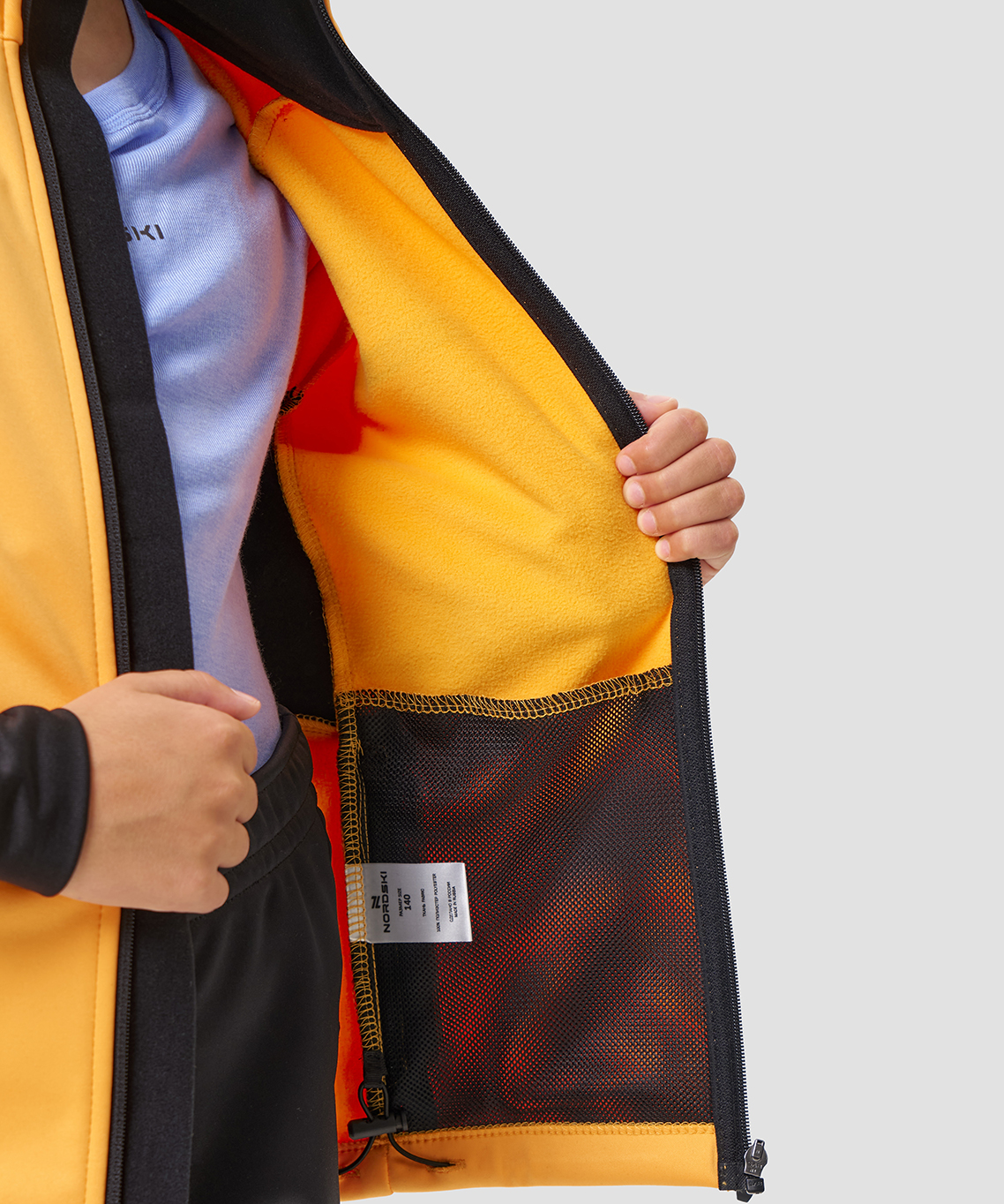 Тренировочная куртка Nordski Jr. Core Orange/Black