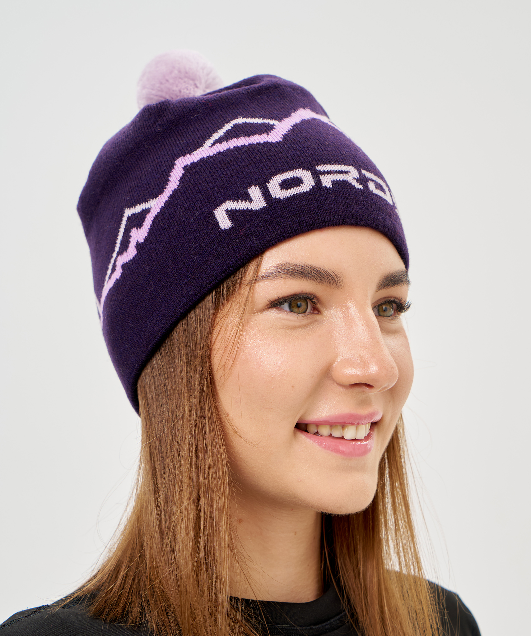 Шапка Nordski Track Plum